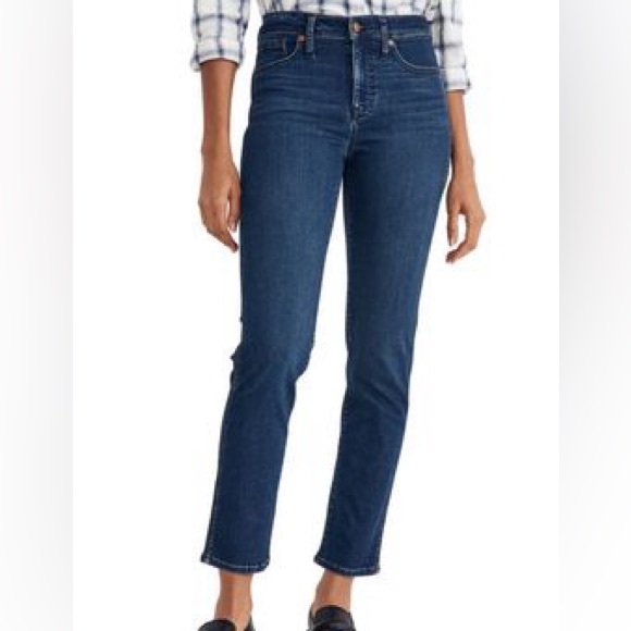 Madewell Mid Rise Stovepipe Jeans - Picture 1 of 8